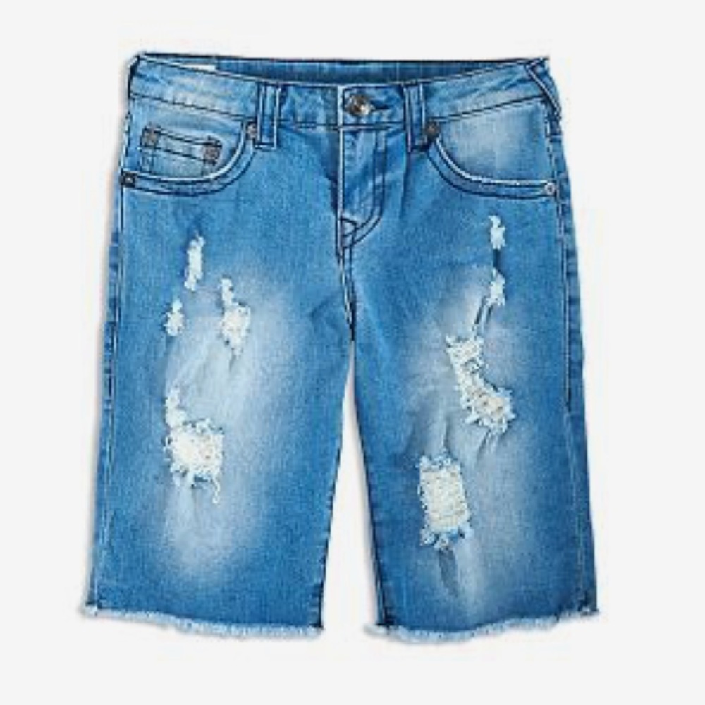 NWT TRUE RELIGION GENO RELAXED SLIM SHORTS BOYS